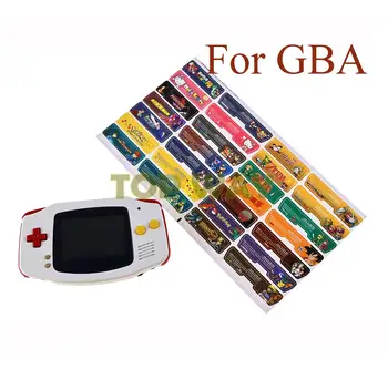 10sets PARA GBA SP GBASP Design Personalizado para Nintendo Gameboy Advance Etiqueta Autocolante Para GBA/GB Console de Volta Tag