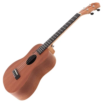 De 26 Polegadas Ukulele Tenor 18 Trastes Sapele Madeira Havaí, Quatro Cordas de Guitarra Ukelele Instrumento Musical para Iniciantes / Desempenho