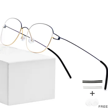 Dinamarca Marca De Liga De Titânio Óculos De Armação Homens Prescrição De Óculos Mulheres Miopia Óptico Quadro De Mola Óculos De Oculos