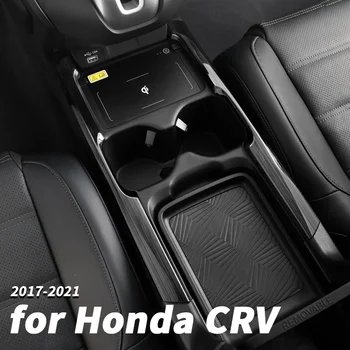 Interior modificação de água, suporte de copo de aço inoxidável, faixa decorativa modificação acessórios, suprimentos Para Honda CRV 2021