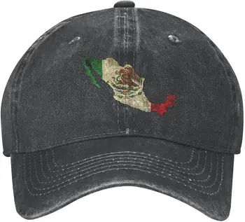 México Bandeira Mapa Boné de Beisebol,Patriótica Chapéu,Bandeira dos Eua Snapback chapéu para Homens,México Bandeira Mapa Trucker Hat,Unisex