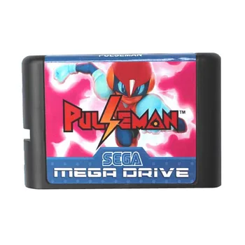Pulseman (Pulso de Homem, de 16 bits MD Cartão de Jogo Para o Sega Mega Drive Para Gênesis