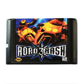 Road Rash 3 (III) de 16 bits MD Cartão de Jogo Para o Sega Mega Drive Para o SEGA Genesis