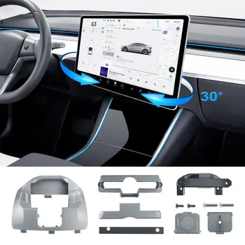 Tesla Model 3 Y 2022 Acessórios da Nova Central de Visualização do Ecrã de Controlo de Rotação do Suporte de Carro GPS de Navegação de Suporte de Montagem Giratório