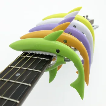 Tubarão Guitarra / Cavaquinho Capo Capotraste Violao Guitarra Ajuste para 4-6 Cadeia Acústica Eléctrica Acessórios de Plástico Colorido