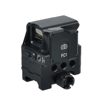 Tática FC1 Red Dot Escopo 2 MOA Reflexo da Visão Holográfica Rifle de Caça Escopo Para Trilho de 20mm Com Marcações